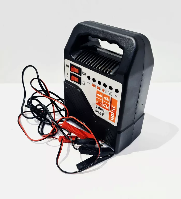 PROSTOWNIK UNITEC LED 6V 12V 8A 15-120AH