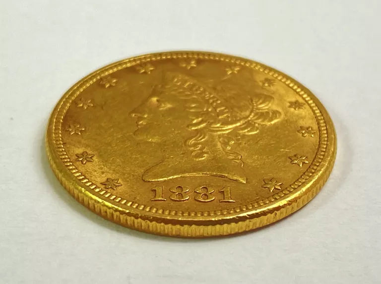 USA 10 DOLARÓW 1881 ZŁOTO