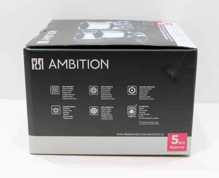 AMBITION KOMPLET GARNKÓW ODPINANA RĄCZKA 5 SPENNE