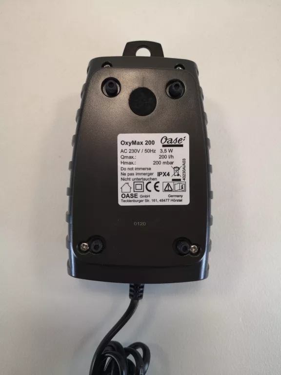 NAPOWIETRZACZ DO AKWARIUM OASE OXYMAX 200 W