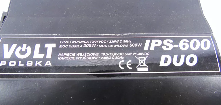 SUPER PRZETWORNICA VOLT POLSKA IPS-600 DUO