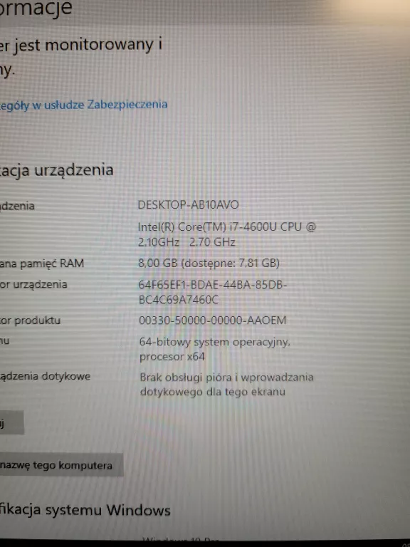 LAPTOP HP ELITEBOOK 820 I7/8/256SSD