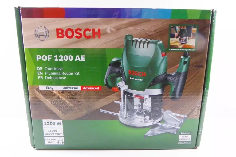 FREZARKA GÓRNOWRZECIONOWA BOSCH POF 1200 AE 1200W