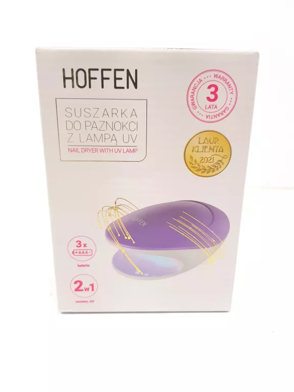 SUSZARKA DO PAZNOKCI Z LAMPĄ UV HOFFEN