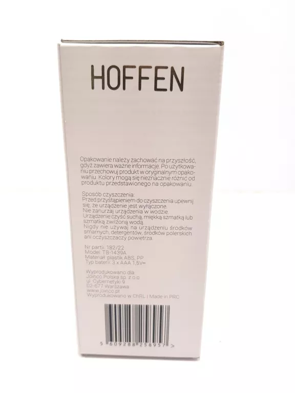 SUSZARKA DO PAZNOKCI Z LAMPĄ UV HOFFEN