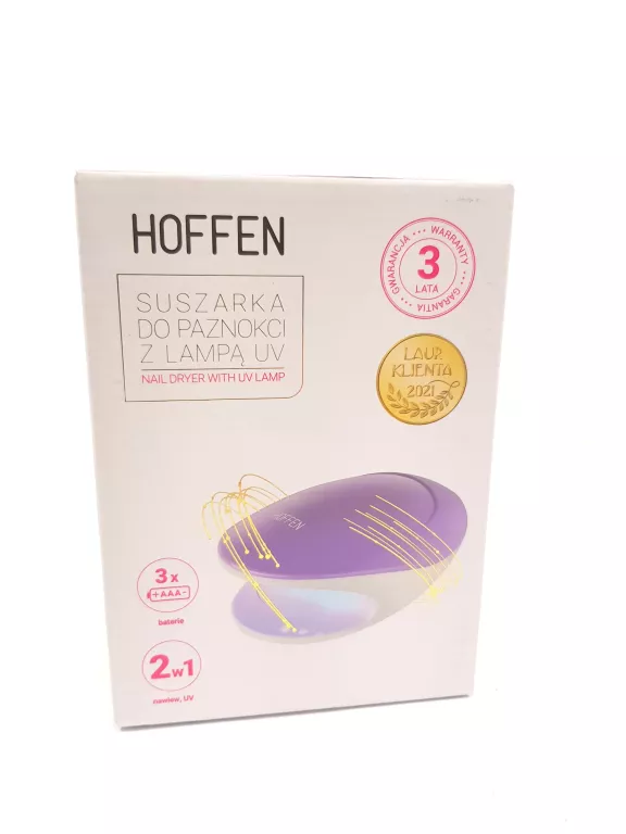 SUSZARKA DO PAZNOKCI Z LAMPĄ UV HOFFEN