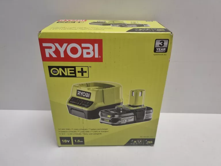 AKUMULATOR 18V 1,5AH I ŁADOWARKA RYOBI RC18120-11