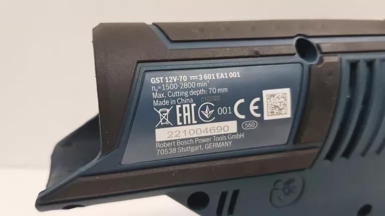 WYRZYNARKA BOSCH GST 12V-70 PROFESSIONAL
