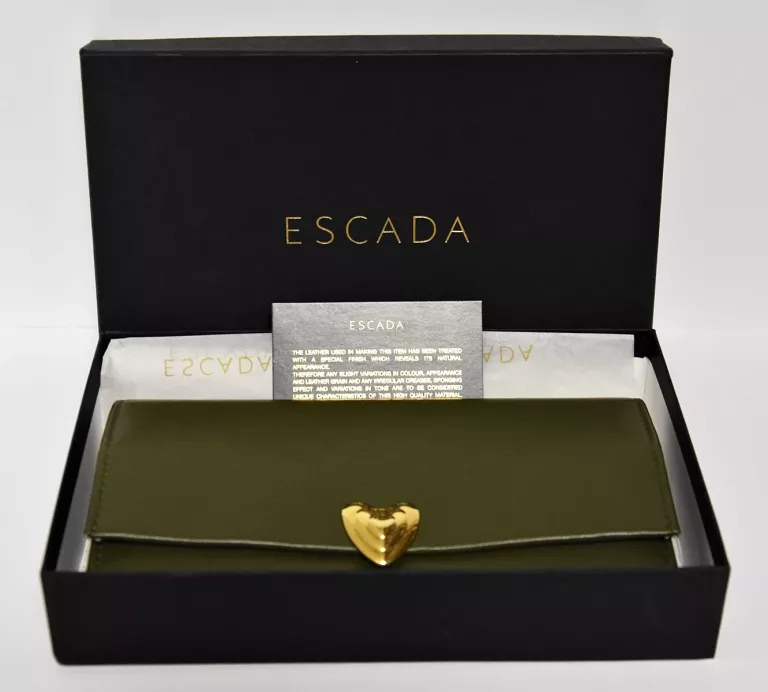 ESCADA 5028250 HEART RITA ORA PORTFEL SKÓRZANY