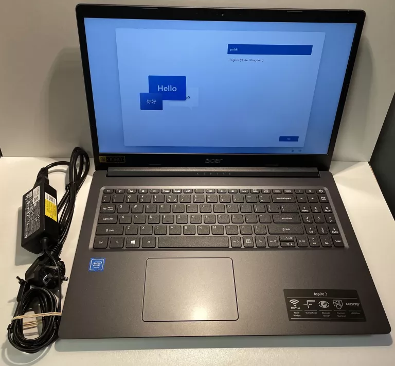 LAPTOP ACER ASPIRE 3 INTEL CELERON 8GB 256GB SSD