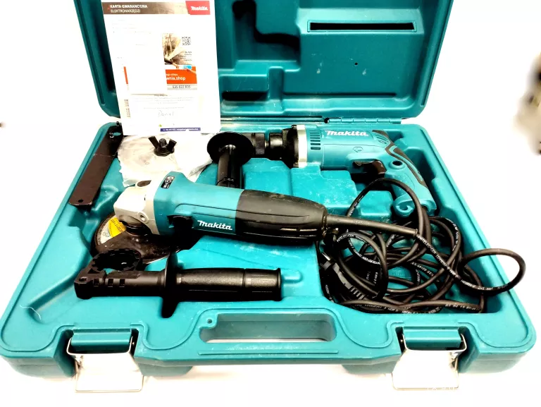 MAKITA DK0050X1 WIERTARKA HP1631K + GA5030R