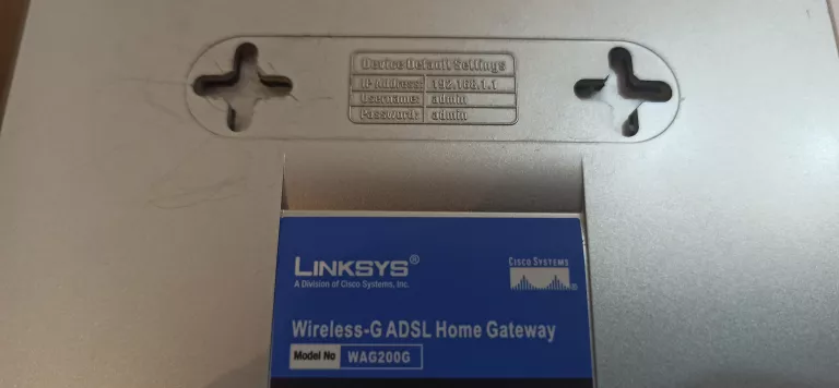 WIRELESS WAG200G-EU+PUD