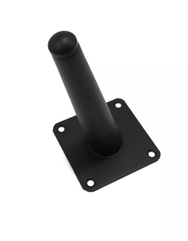 NOGA STALOWA SKOŚNA 14 CM CZARNY MAT
