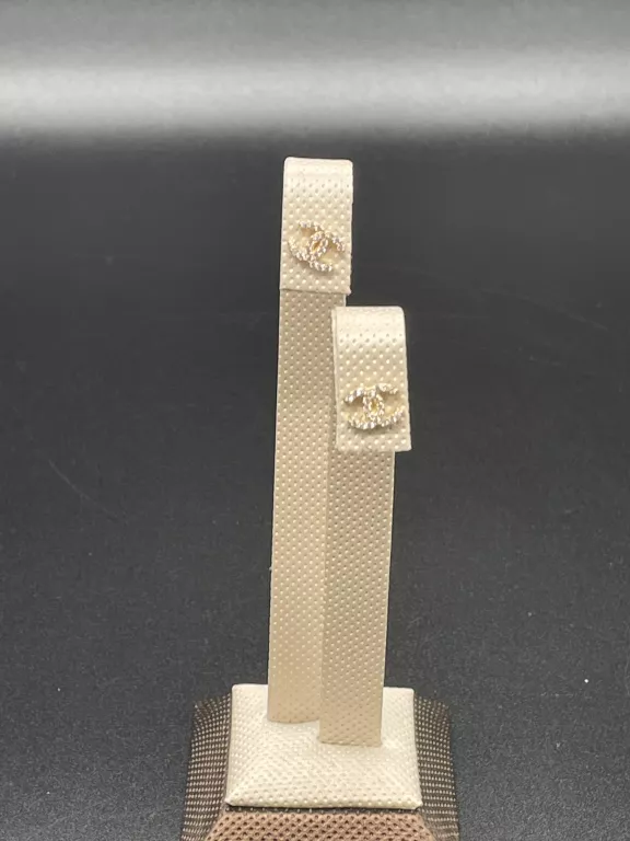 zlote-kolczyki-585-138g-sztyft-coco-chanel-cc-stan-nowy