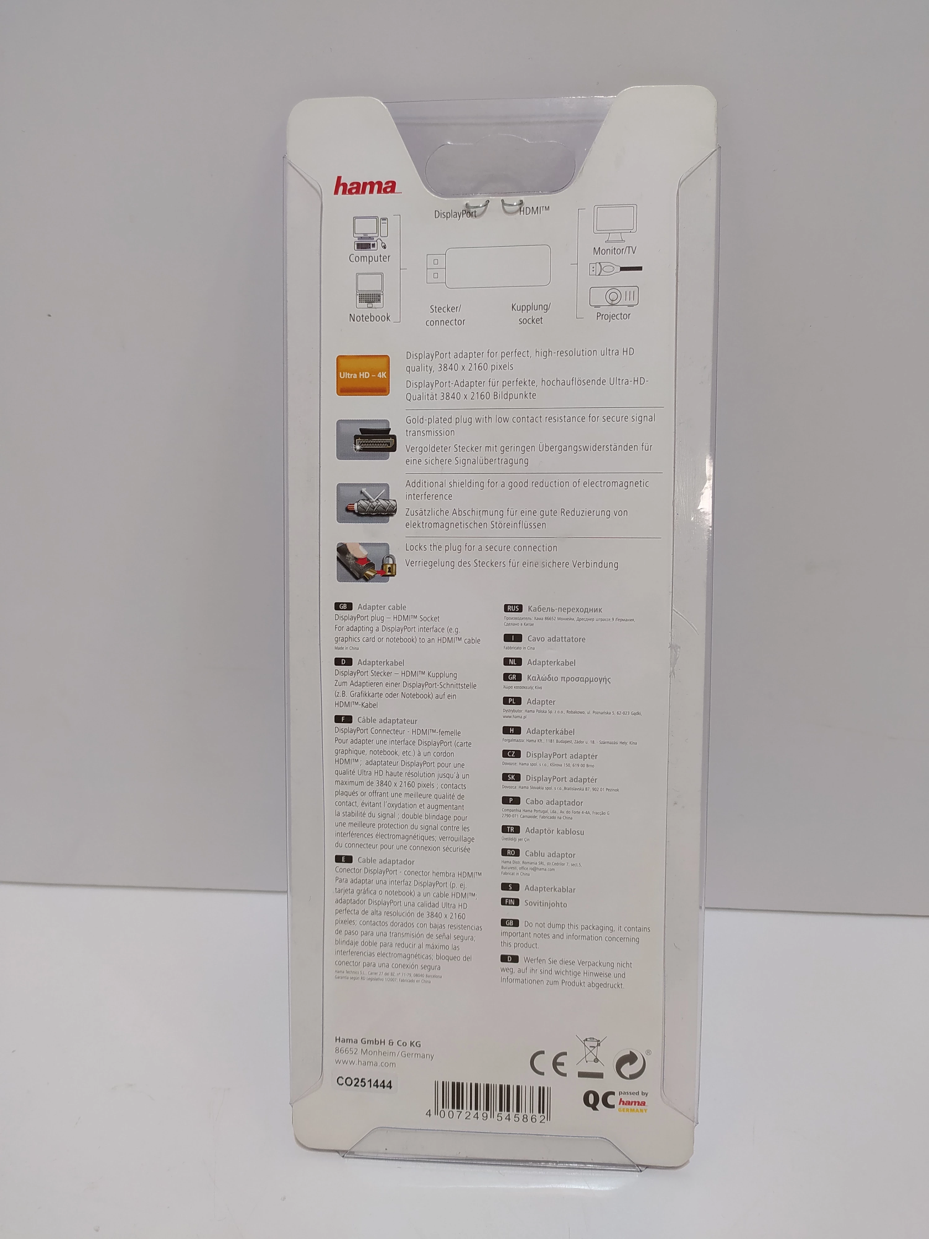 hama-przejsciowka-adapter-displayport-hdmi-uhd-4k-model-4007249545862