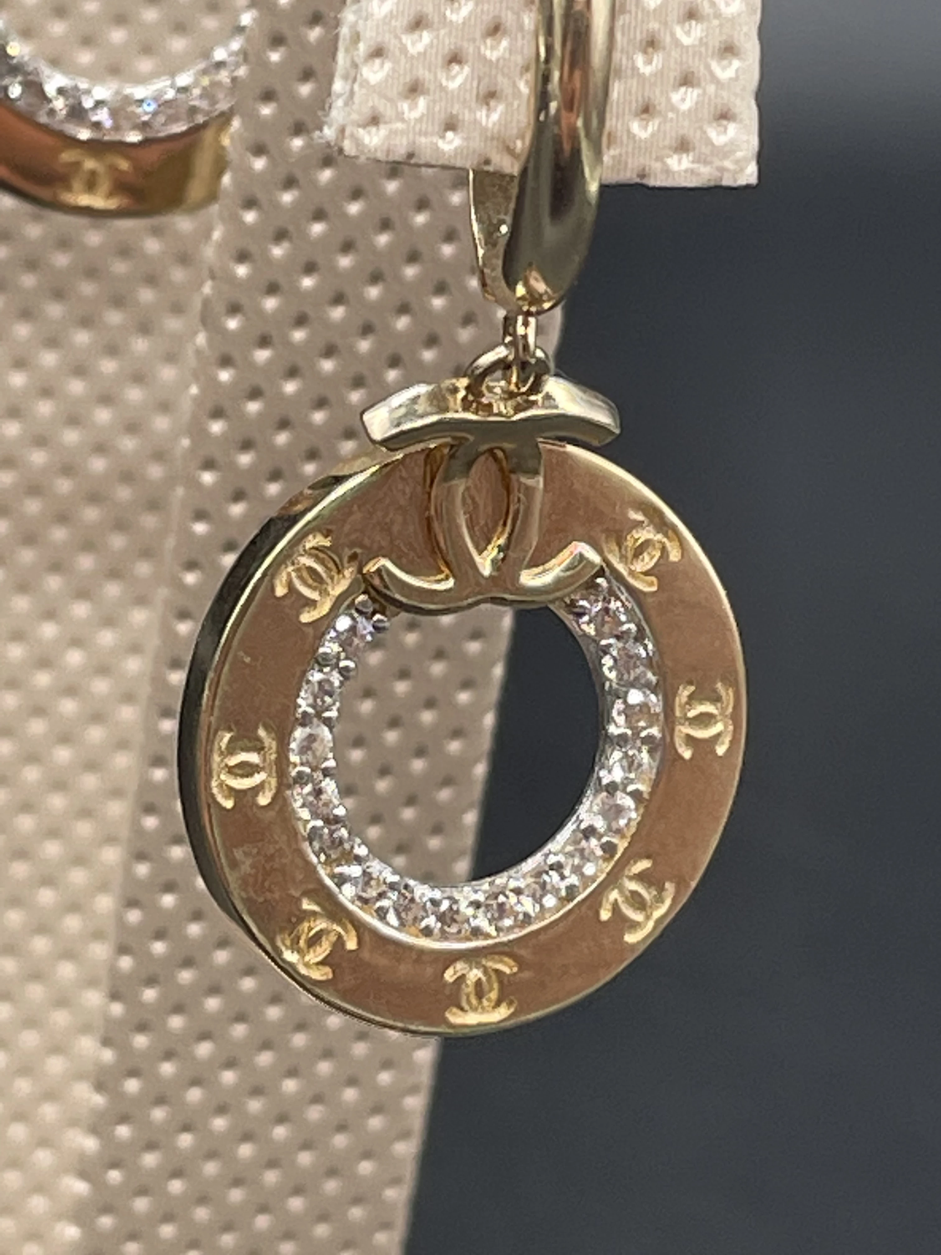 zlote-kolczyki-585-565g-coco-chanel-cc-stan-nowy