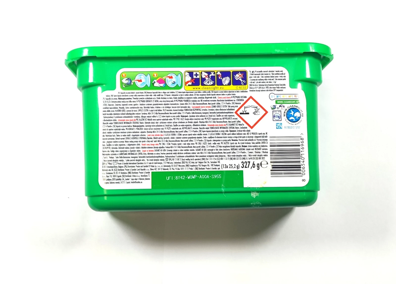 ariel-mountain-spring-kapsulki-do-prania-13-sz-stan-uzywany