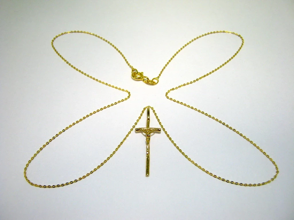 zloty-lancuszek-z-krzyzykiem-pr-585-45cm-okazja-marka-inna-marka