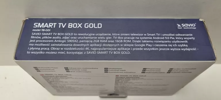 SMART TV BOX SAVIO TB-G01
