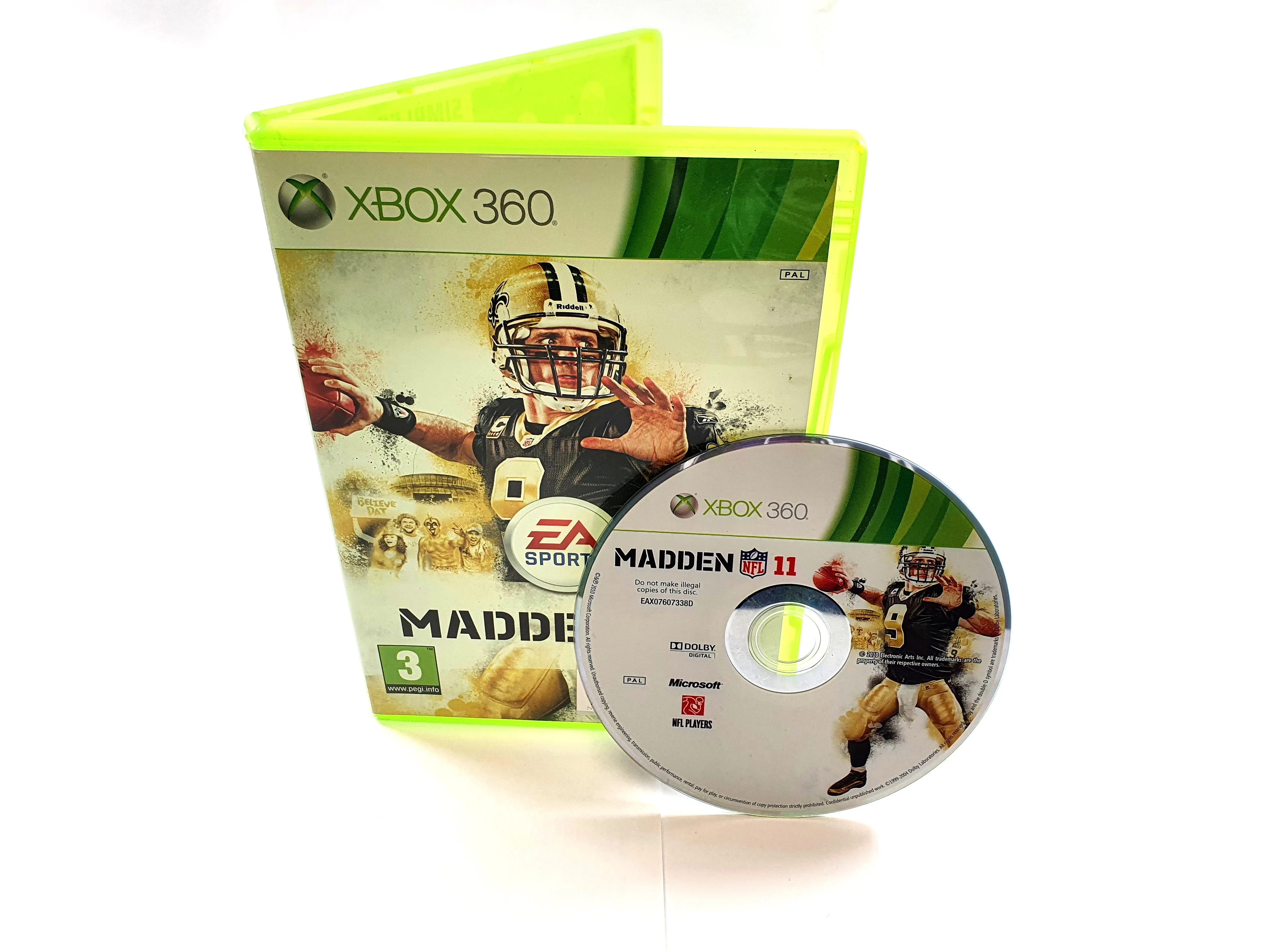 Madden NFL 11 Microsoft Xbox 360 EA Sports Electronic Arts Dolby Digital