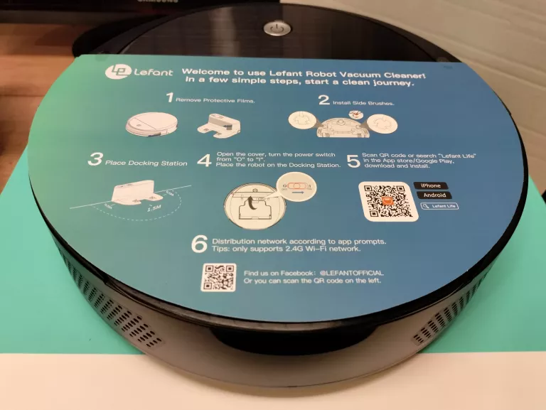 ROBOT MOP I ODKURZACZ 2W1 LEFANT M213