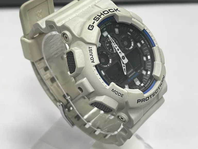 ZEGAREK CASIO G-SHOCK GA-100 BIAŁY