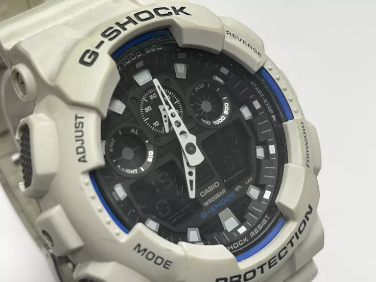 ZEGAREK CASIO G-SHOCK GA-100 BIAŁY