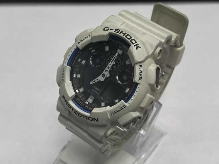 ZEGAREK CASIO G-SHOCK GA-100 BIAŁY