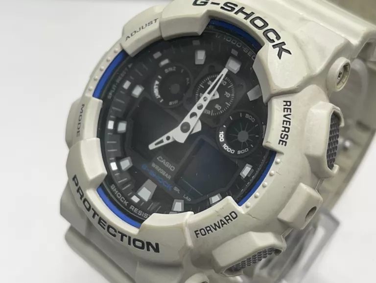 ZEGAREK CASIO G-SHOCK GA-100 BIAŁY