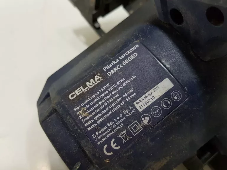 PILARKA TARCZOWA CELMA DBRCC66GEO