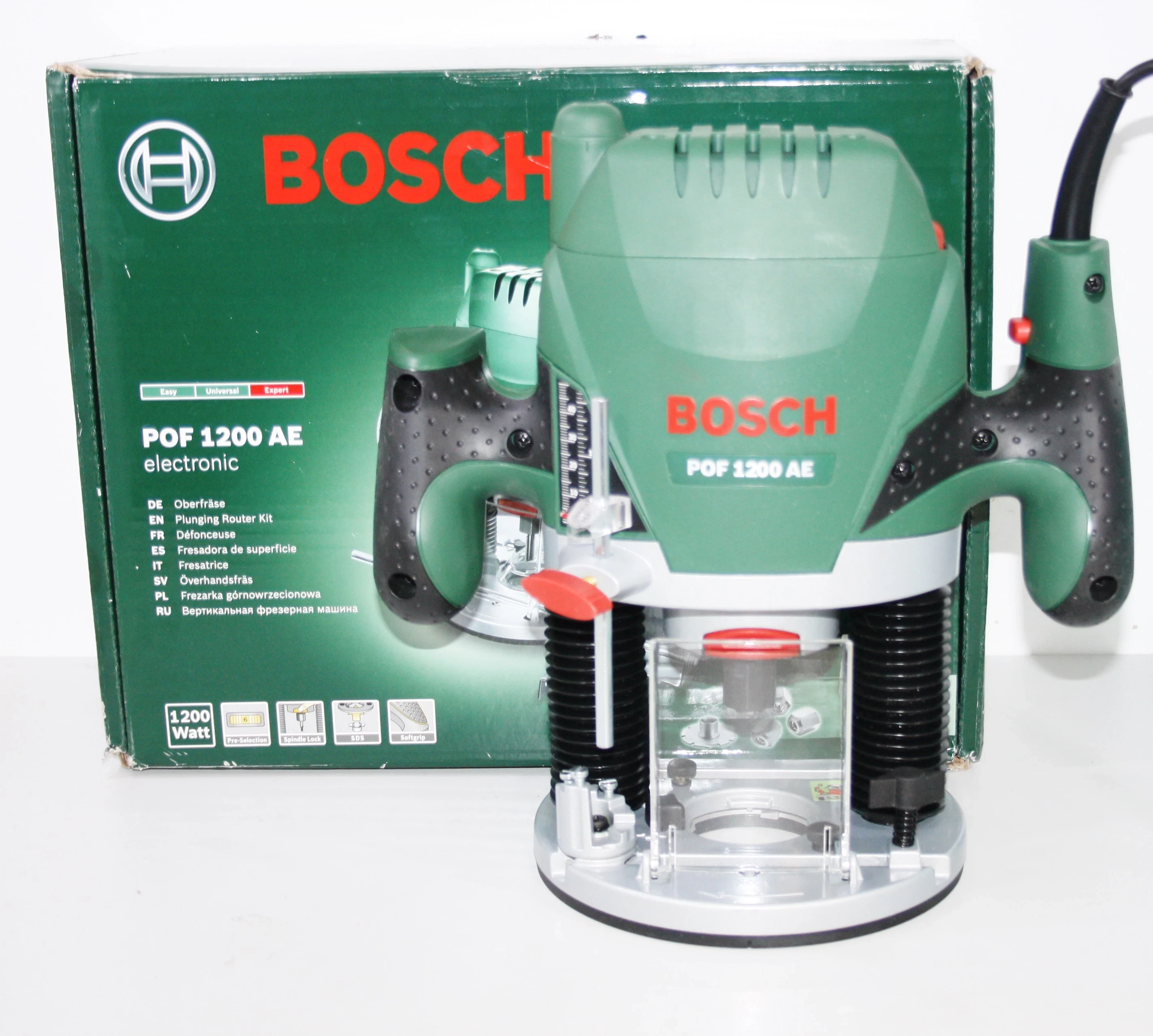 FREZARKA GÓRNOWRZECIONOWA BOSCH POF 1200 AE 1200W | Frezarki | Loombard.pl
