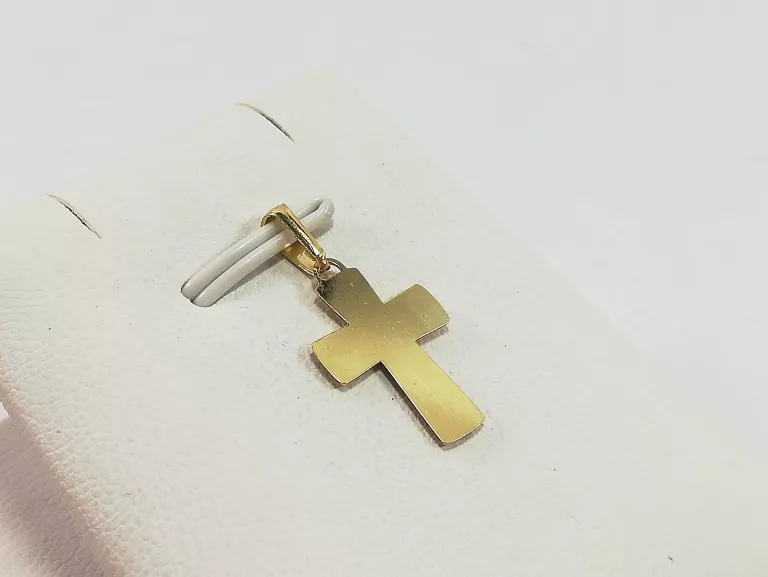 NIENOSZONA ZŁOTA ZAWIESZKA KRZYŻYK PR585 0,71G