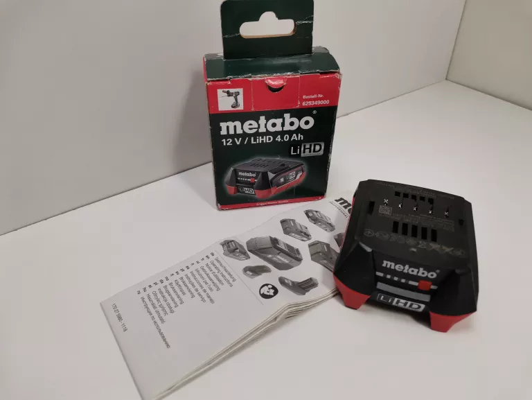 METABO AKUMULATOR LIHD 12V 4AH 625349000