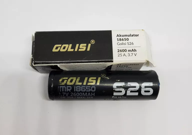 AKUMULATOR 18650 GOLISI 2600MAH