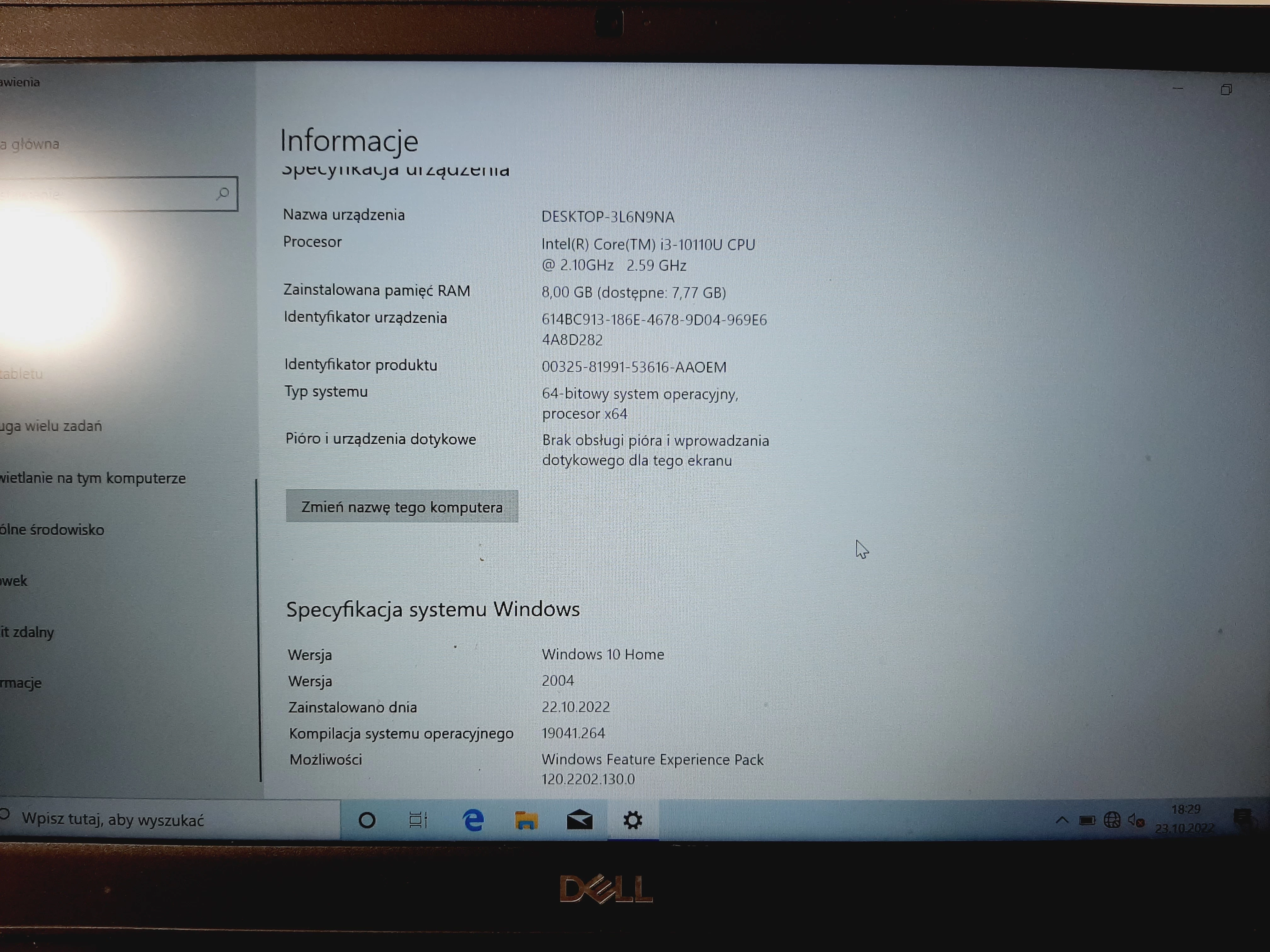 laptop-dell-latitude-3410-8256-gb-win10-i3-liczba-rdzeni-procesora-2