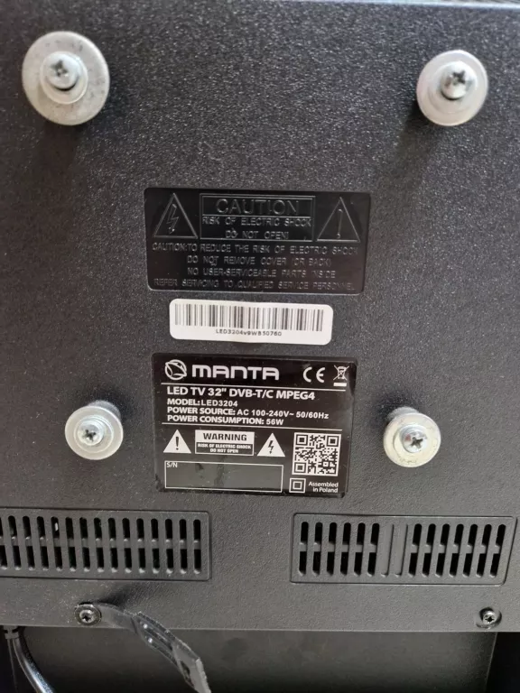 TELEWIZOR LED MANTA LED3204 32 " HD READY