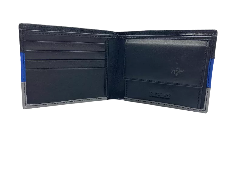 PORTFEL REPLAY NIEBIESKI FM5198,001