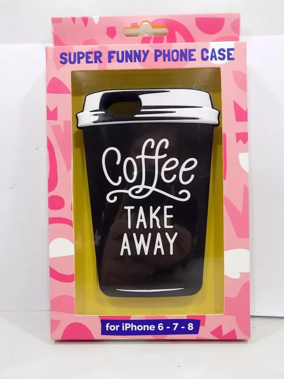 SUPER ETUI IPHONE 6-7-8 COFFEE TAKE AWAY PLECKI