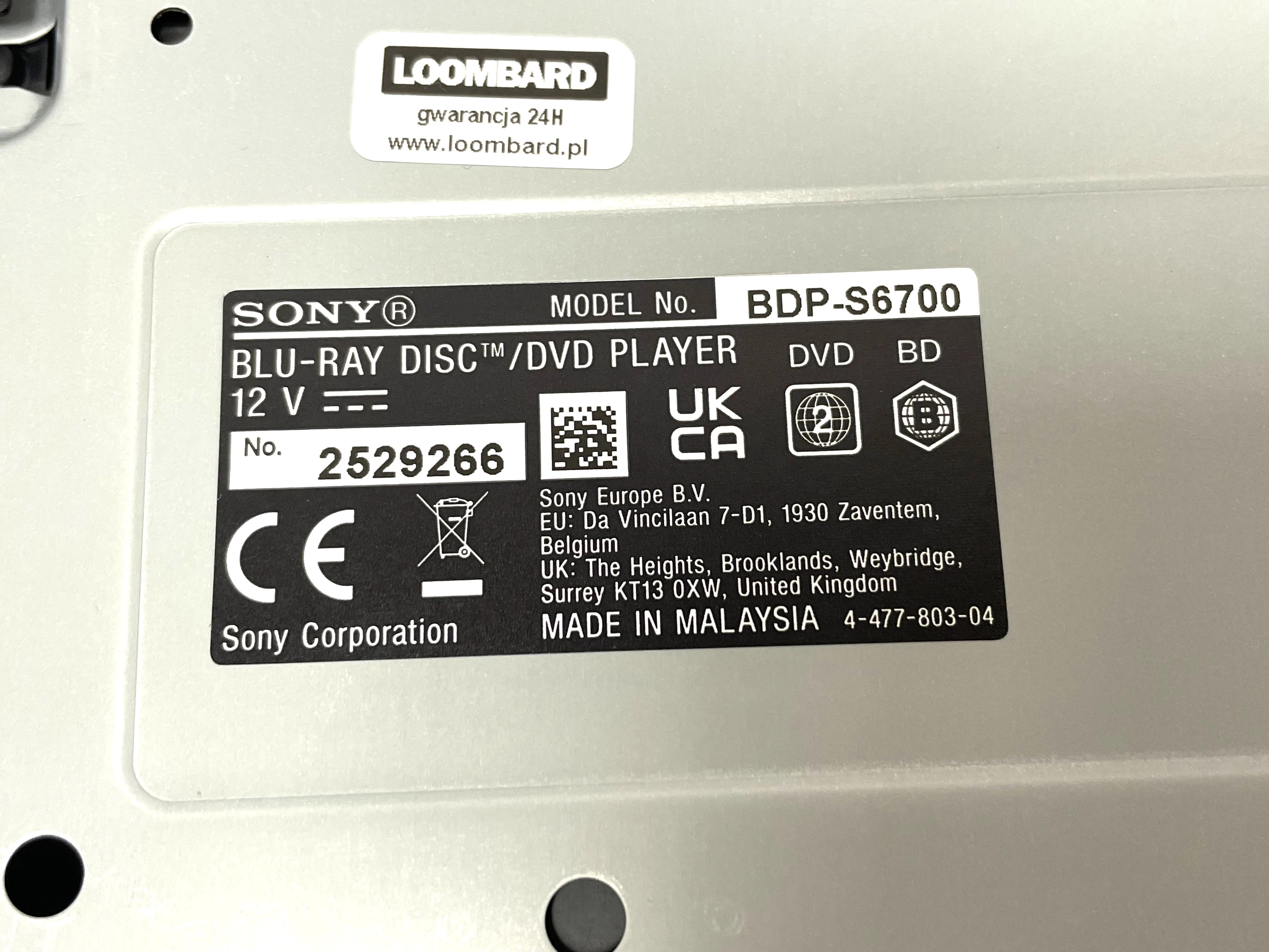 odtwarzacz-sony-bdp-s6700-blu-ray-dvd-cd-4k-3d-stan-uszkodzony