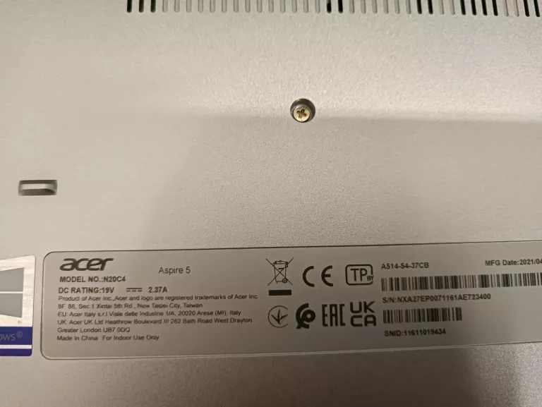 LAPTOP ACER ASPIRE 5 I3, 8/256GB