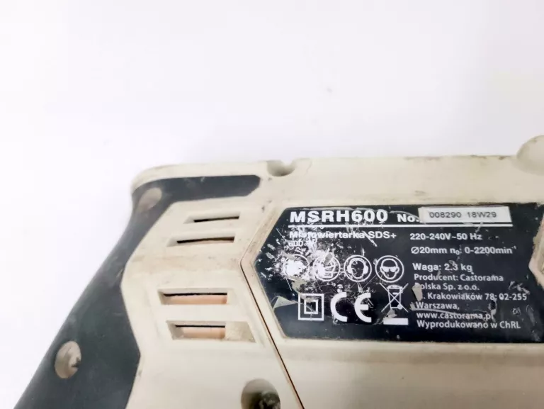 WIERTARKA MAC ALLISTER MSHD600
