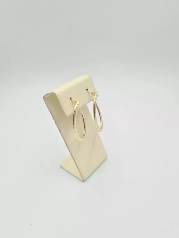 zlote-kolczyki-kola-stan-uzywany