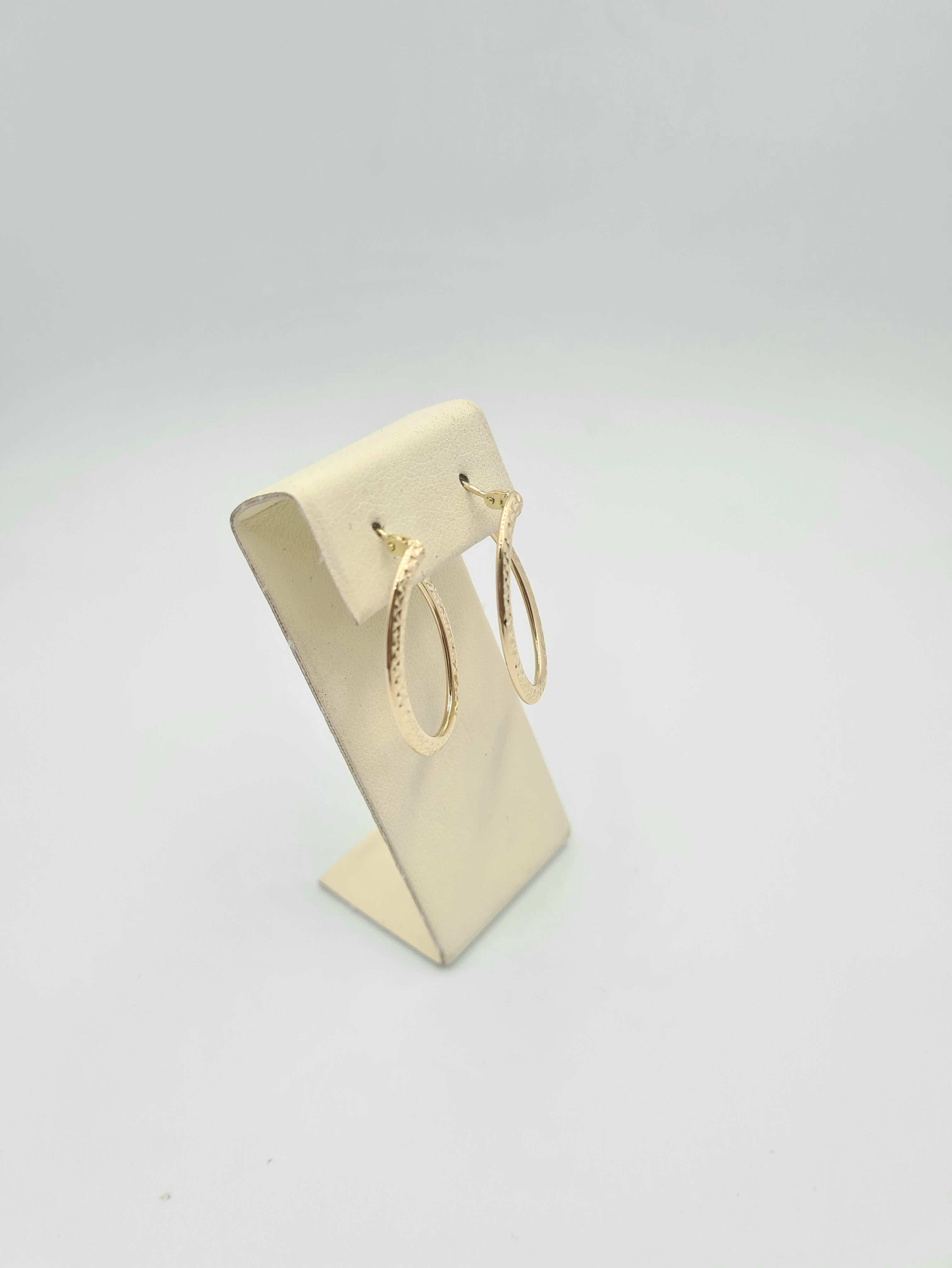 zlote-kolczyki-kola-stan-uzywany