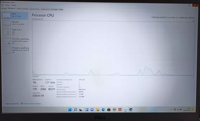 LAPTOP DELL G15 5511 + DODATKI