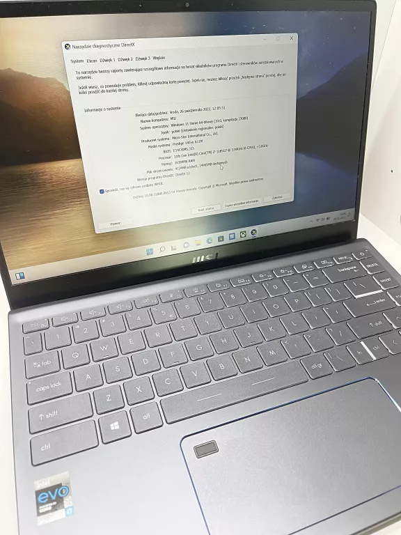 MSI PRESTIGE 14 EVO I7-1185G7/16GB/512/WIN11