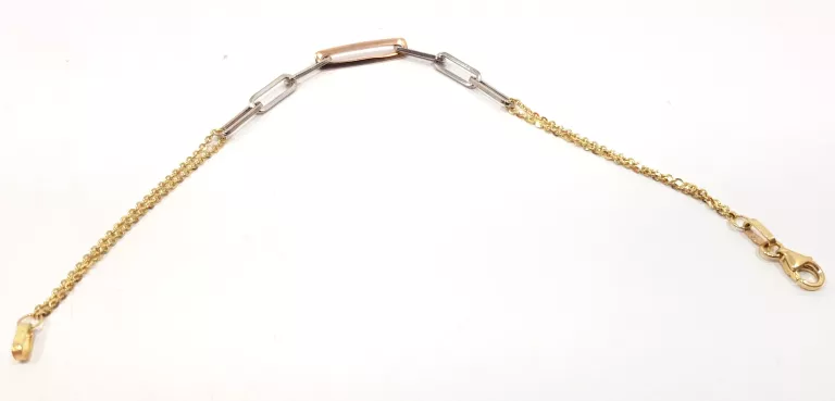 FAJNA ZŁOTA BRANSOLETKA PR. 585