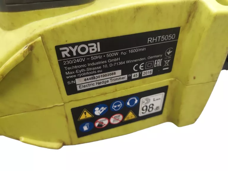 NOŻYCE DO ŻYWOPŁOTU RYOBI RHT5050