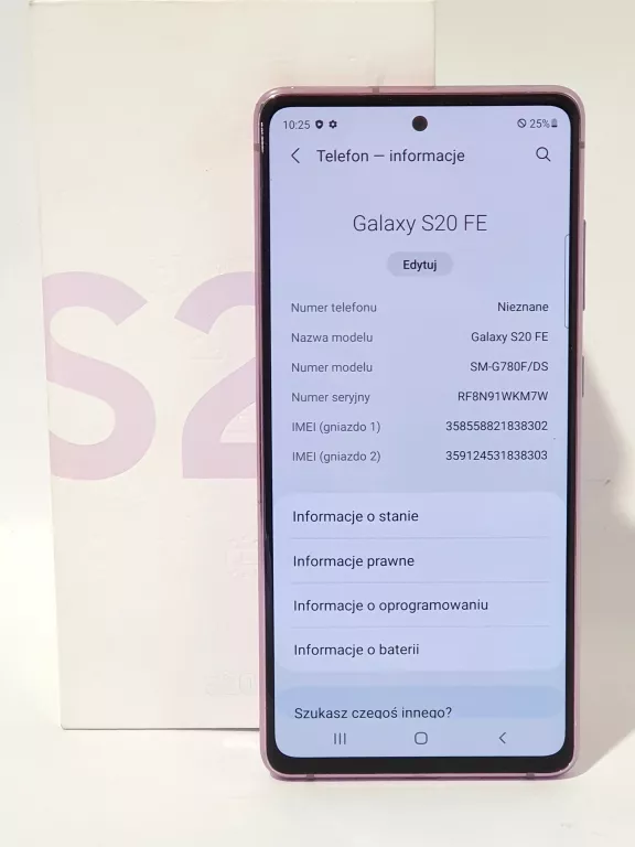 SAMSUNG GALAXY S20 FE 6 GB /128 GB FIOLET