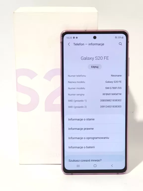 SAMSUNG GALAXY S20 FE 6 GB /128 GB FIOLET