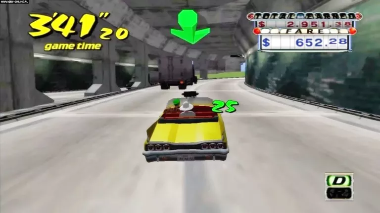 GRA NA PLAYS TATION 2 CRAZY TAXI